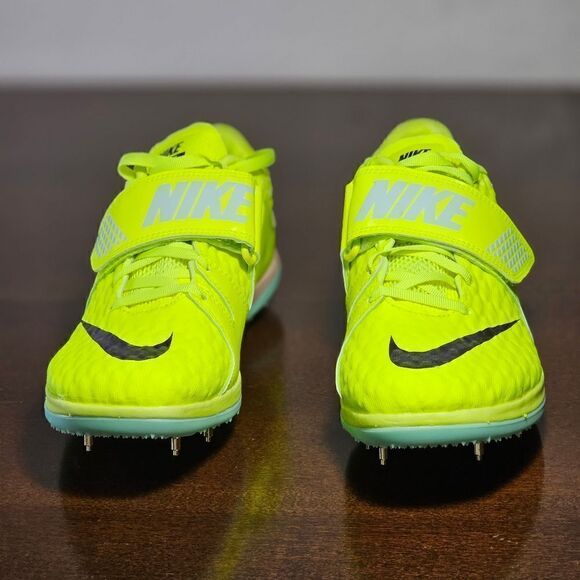 Nike High Jump HJ Elite Track Spikes Shoes Volt Mint Black Women's 6.5 DR992-700 - Picture 4 of 16